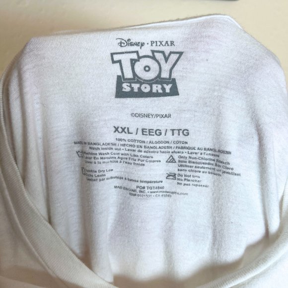 Dinsey Pixar White Toy Story T-Shirt‎ - Picture 4 of 4